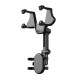 Car Phone Holder for Rearview Mirror - Black