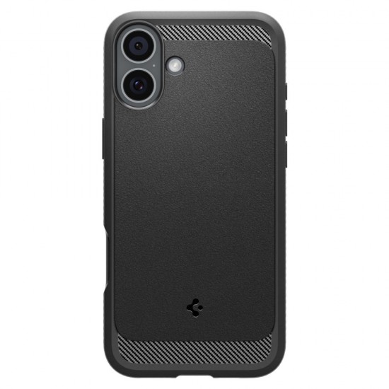 Spigen Rugged Armor MagSafe case for iPhone 16 - black