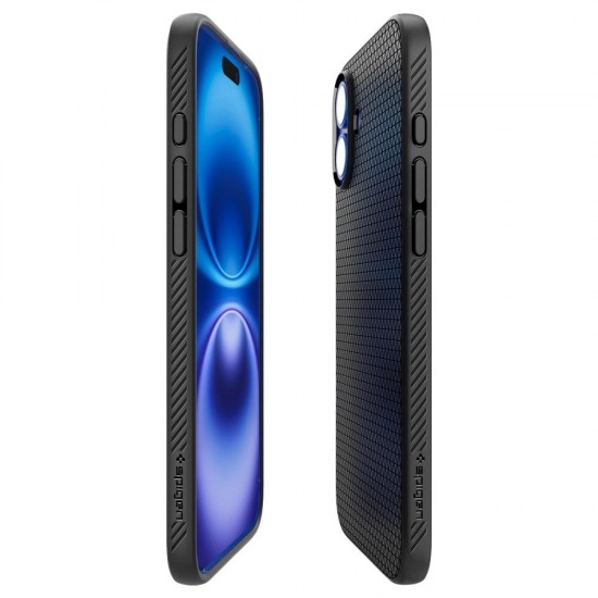 Spigen Liquid Air iPhone 16 Case - Black