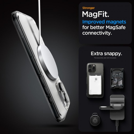 Spigen Ultra Hybrid Mag Case with MagSafe for iPhone 16 Pro - Clear