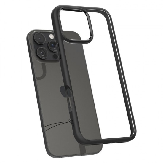 Spigen Ultra Hybrid iPhone 16 Pro Case - Matte Black