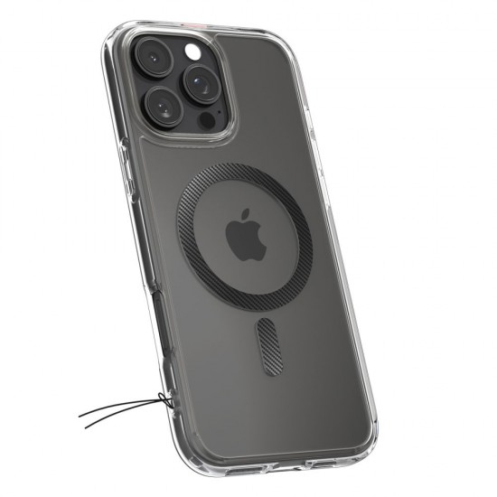 Spigen Ultra Hybrid Mag Case with MagSafe Carbon Fiber for iPhone 16 Pro Max - Dark Gray
