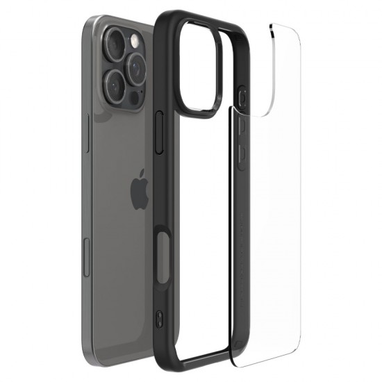 Spigen Ultra Hybrid Case for iPhone 16 Pro Max - Matte Black