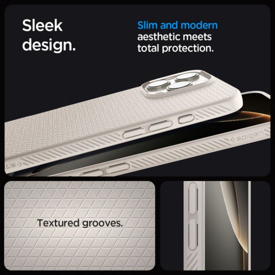 Spigen Liquid Air Case for iPhone 16 Pro Max - Titanium