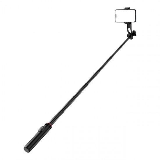 Selfie stick WC1Y2S 1.3m aluminum alloy telescopic tripod with phone holder - black