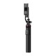 Selfie stick WC1Y2S 1.3m aluminum alloy telescopic tripod with phone holder - black