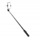Selfie stick WC12YDS 1.3m aluminum alloy telescopic tripod with dual lamp and phone holder - black