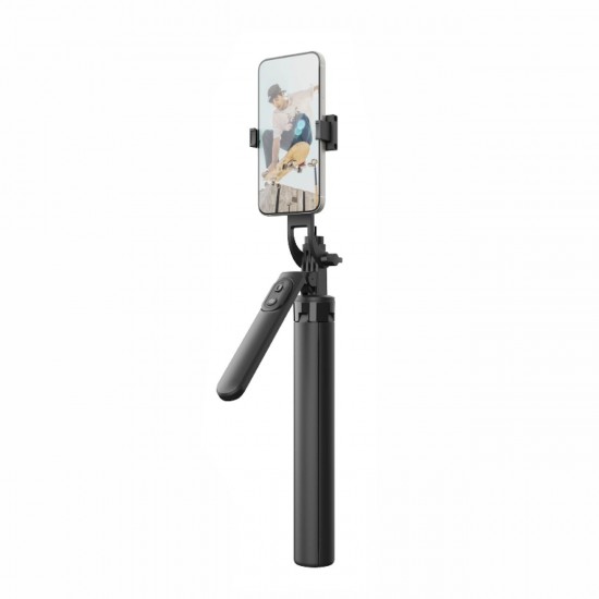 Selfie stick WH181-Y1S 1.75m aluminum alloy telescopic tripod with phone holder - black
