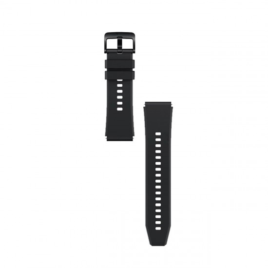 Silicone Strap for Huawei Watch GT 2 / 3 / 4 / 2 Pro / 3 Pro / 4 Pro / GT 2e - Black