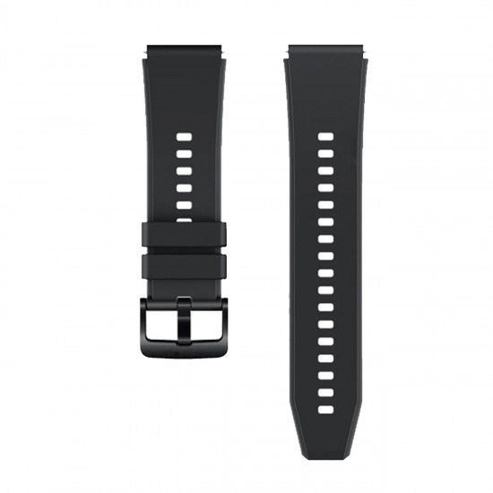 Silicone Strap for Huawei Watch GT 2 / 3 / 4 / 2 Pro / 3 Pro / 4 Pro / GT 2e - Black