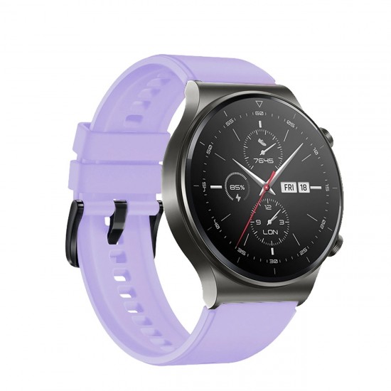 Silicone Strap for Huawei Watch GT 2 / 3 / 4 / 2 Pro / 3 Pro / 4 Pro / GT 2e - Purple