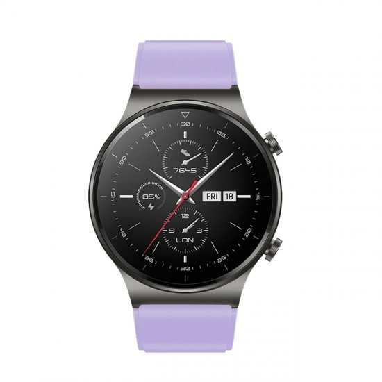 Silicone Strap for Huawei Watch GT 2 / 3 / 4 / 2 Pro / 3 Pro / 4 Pro / GT 2e - Purple