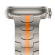 Tech-Protect Stainless Line Bracelet for Apple Watch 4 / 5 / 6 / 7 / 8 / 9 / SE / Ultra 1 / 2 (42/44/45/49 mm) - Titanium Orange