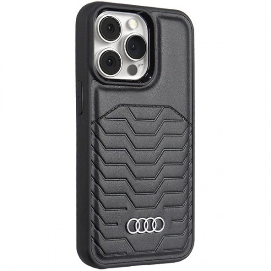 Audi Synthetic Leather case with MagSafe for iPhone 13 Pro / 13 - black
