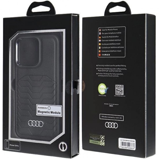 Audi Synthetic Leather case with MagSafe for iPhone 13 Pro / 13 - black