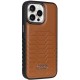 Audi Synthetic Leather case with MagSafe for iPhone 14 Pro - brown