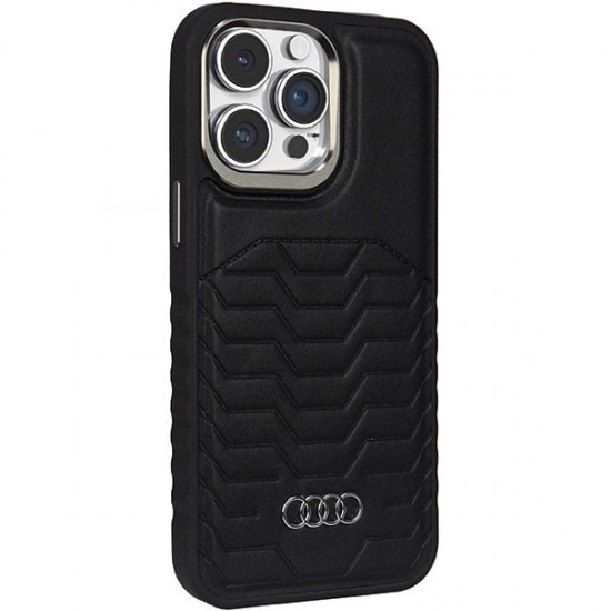 Audi Synthetic Leather case with MagSafe for iPhone 14 Pro Max - black