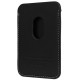 Audi Synthetic Leather magnetic wallet compatible with MagSafe - black