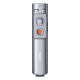 Baseus Orange Dot Wireless Presentation Laser Pointer - Gray (without batteries)