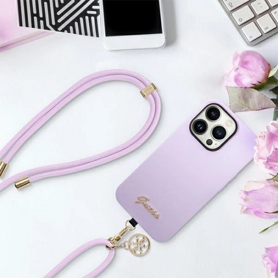 Guess CBDY Cord phone strap - lilac