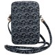 Guess Zip GCube Bottom Stripe phone bag - black