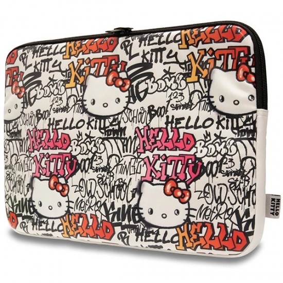 Hello Kitty PU Metal Logo case for a 14