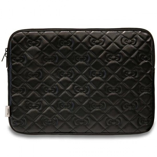 Hello Kitty Zip PU Quilted Bows case for a 14