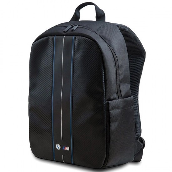 BMW Carbon & Blue Stripe backpack for a 16