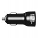 Silver Monkey SMA078 car charger 1xUSB-C 1xUSB-A 45W PD QC - black