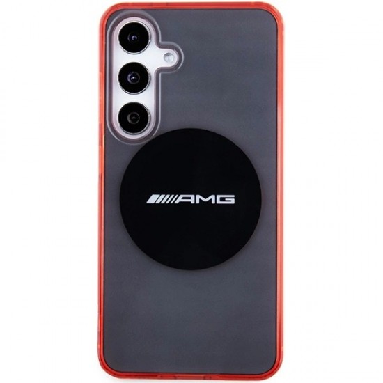 AMG Transparent Bicolor MagSafe case for Samsung Galaxy S24 - black