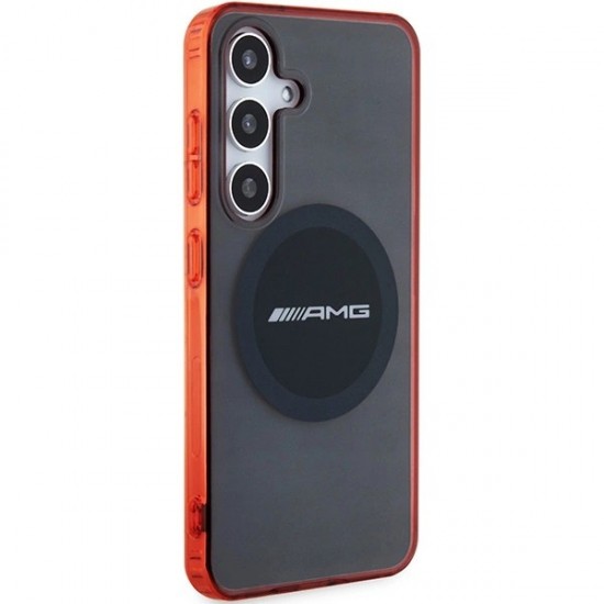 AMG Transparent Bicolor MagSafe case for Samsung Galaxy S24 - black