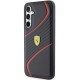 Ferrari Twist Metal Logo case for Samsung Galaxy S23 FE - black