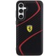 Ferrari Twist Metal Logo case for Samsung Galaxy S23 FE - black