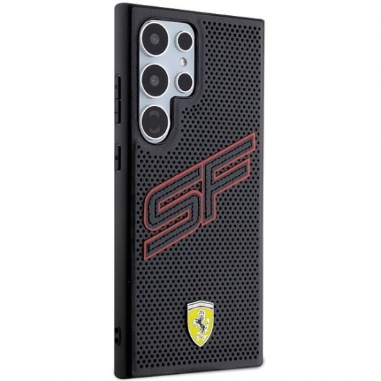 Ferrari Big SF Perforated case for Samsung Galaxy S24 Ultra - black