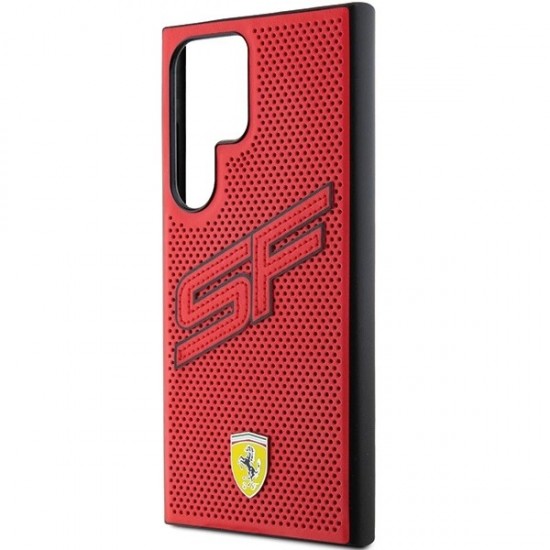 Ferrari Big SF Perforated case for Samsung Galaxy S24 Ultra - red