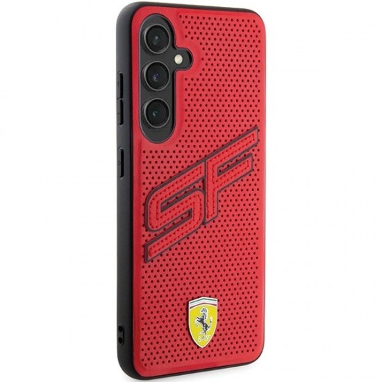 Ferrari Big SF Perforated case for Samsung Galaxy S24+ - red