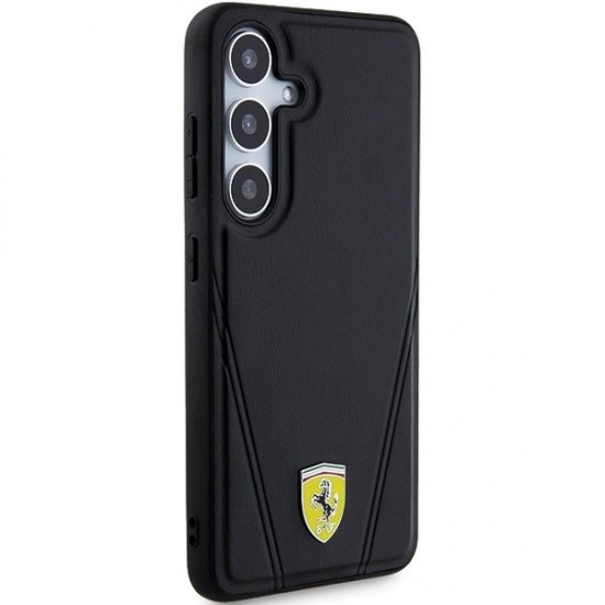 Ferrari Hot Stamp V Lines MagSafe case for Samsung Galaxy S24 - black