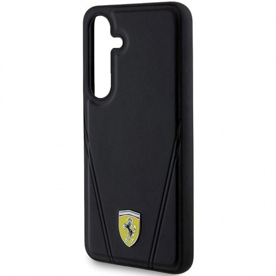 Ferrari Hot Stamp V Lines MagSafe case for Samsung Galaxy S24 - black