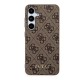 Guess 4G Metal Gold Logo case for Samsung Galaxy S24 - brown