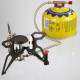 Tourist stove with gas heater and piezo igniter SPIDER PRO 3kW