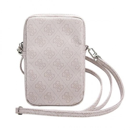 Guess Zip 4G Triangle bag - pink