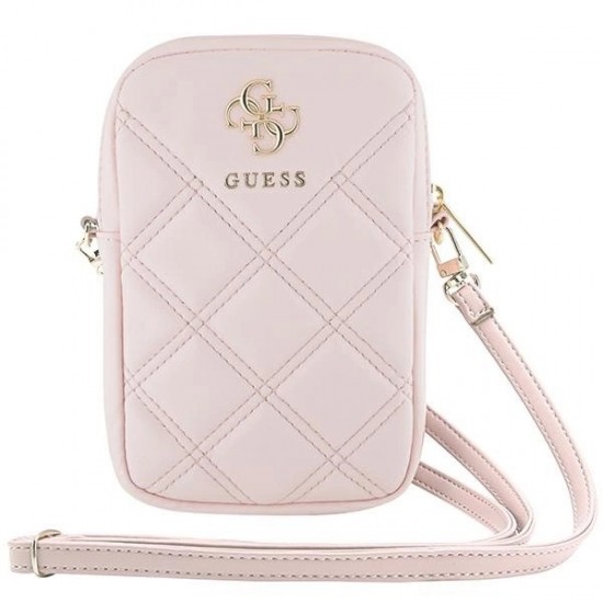 Guess Zip Quilted 4G bag - pink