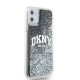 DKNY Liquid Glitter Big Logo case for iPhone 11 / Xr - black