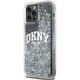 DKNY Liquid Glitter Big Logo iPhone 12 Pro/12 Case - Black