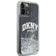 DKNY Liquid Glitter Big Logo iPhone 12 Pro/12 Case - Black