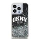 DKNY Liquid Glitter Big Logo iPhone 13 Pro / 13 Case - Black