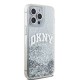 DKNY Liquid Glitter Big Logo case for iPhone 15 Pro - white