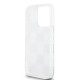 DKNY Liquid Glitter Multilogo case for iPhone 15 Pro - white