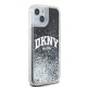 DKNY Liquid Glitter Big Logo iPhone 15 Plus / 14 Plus Case - Black