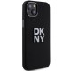 DKNY Liquid Silicone Metal Logo case for iPhone 15 Plus / 14 Plus - black